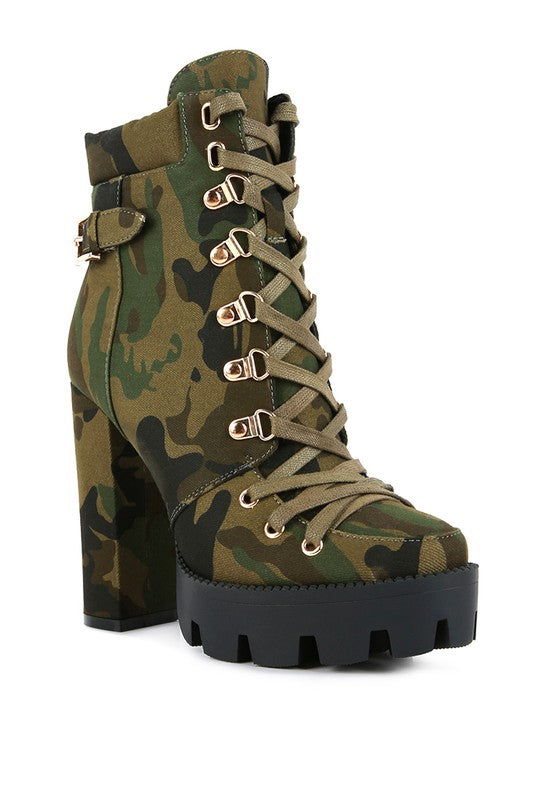 Spruce Snake Skin Ankle Boots