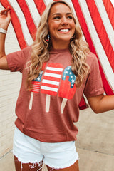 Patriotic Popsicles Short Sleeve Tee