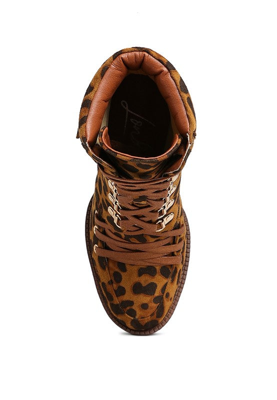 Spruce Snake Skin Ankle Boots