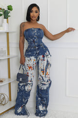 Color Splash Art Jumpsuit