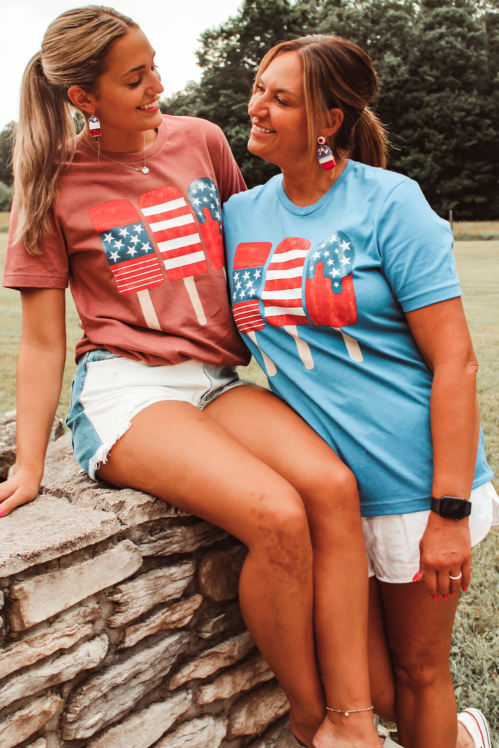 Patriotic Popsicles Short Sleeve Tee