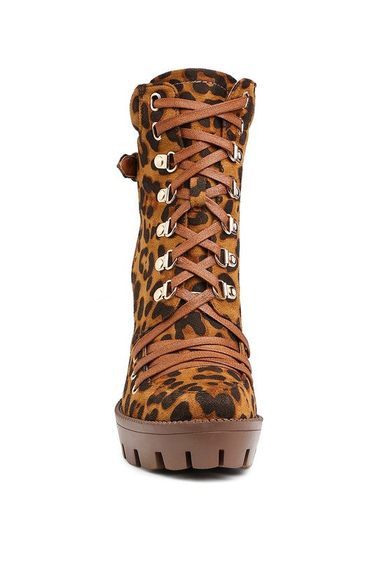 Spruce Snake Skin Ankle Boots