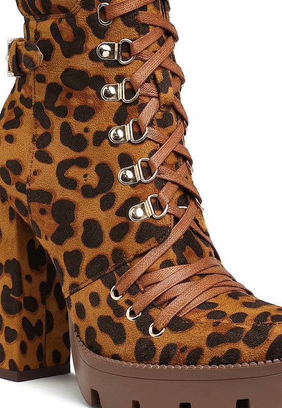 Spruce Snake Skin Ankle Boots