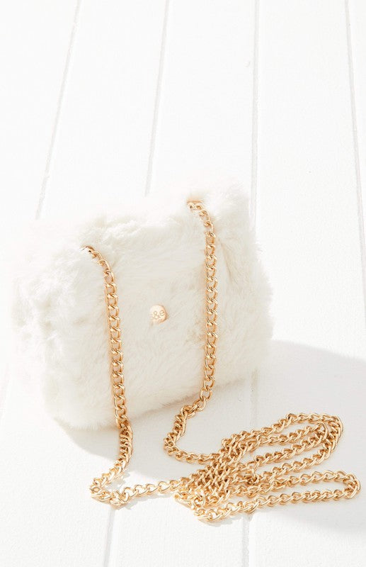 Fluffy Micro Mini Bag  Vegan Fur