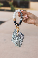 Safari Tassel Cardholder Keychains