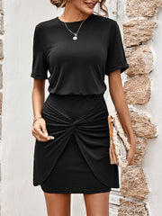 Women's Casual Hip Knot Dress